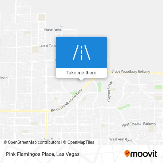Mapa de Pink Flamingos Place