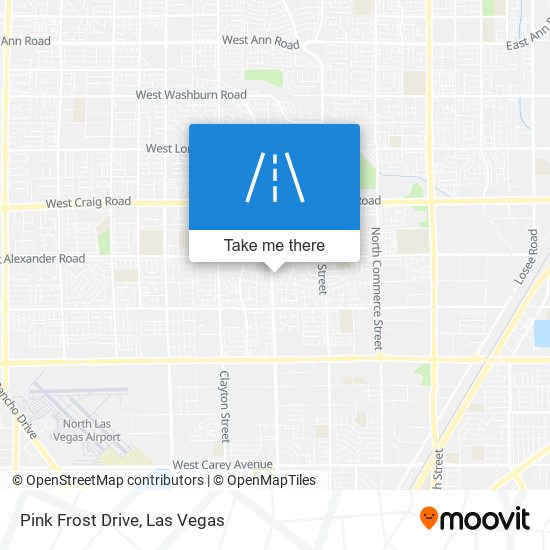 Mapa de Pink Frost Drive