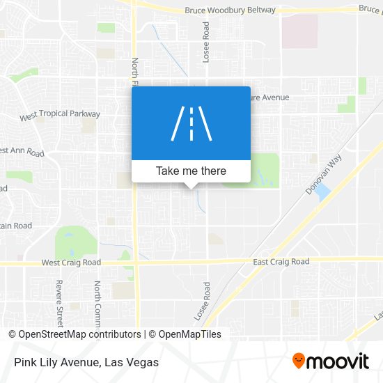 Pink Lily Avenue map