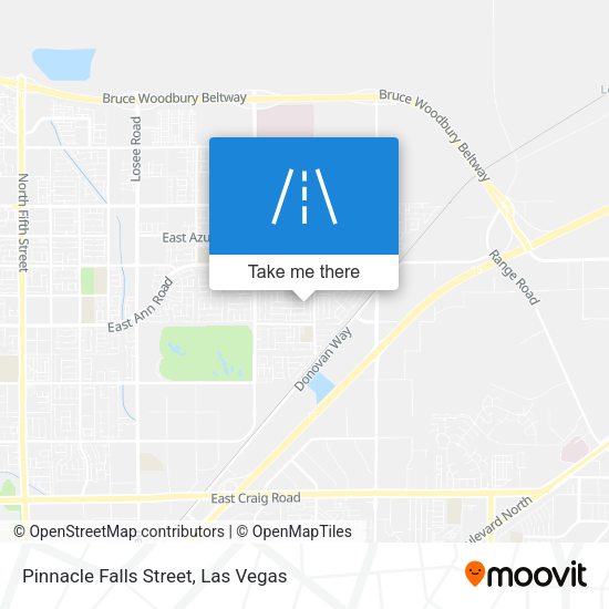 Pinnacle Falls Street map