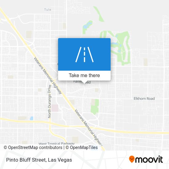 Pinto Bluff Street map