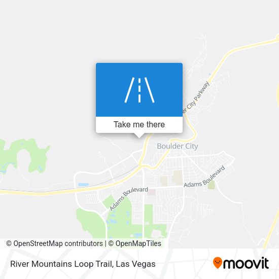 Mapa de River Mountains Loop Trail