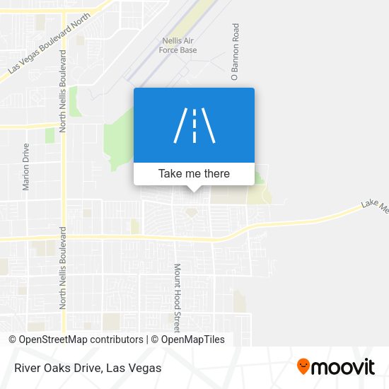 River Oaks Drive map