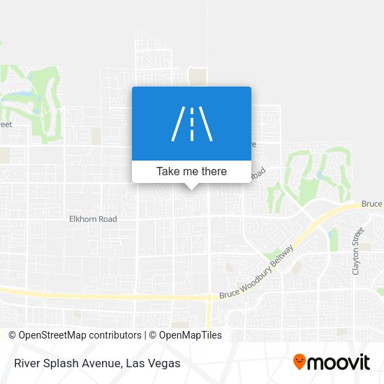River Splash Avenue map