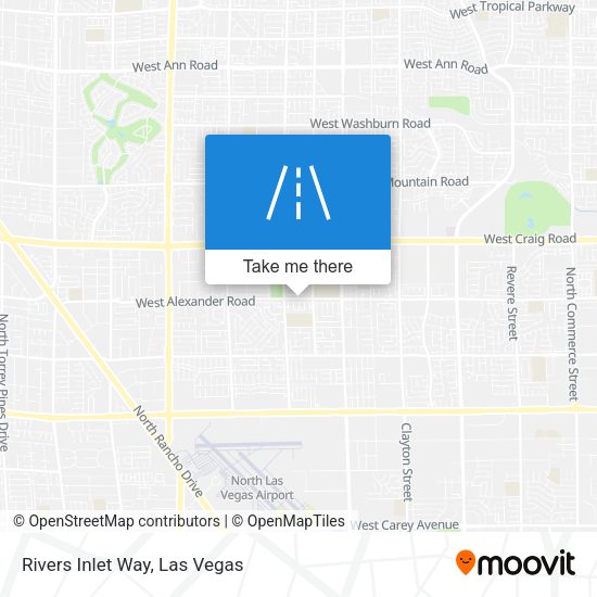 Rivers Inlet Way map