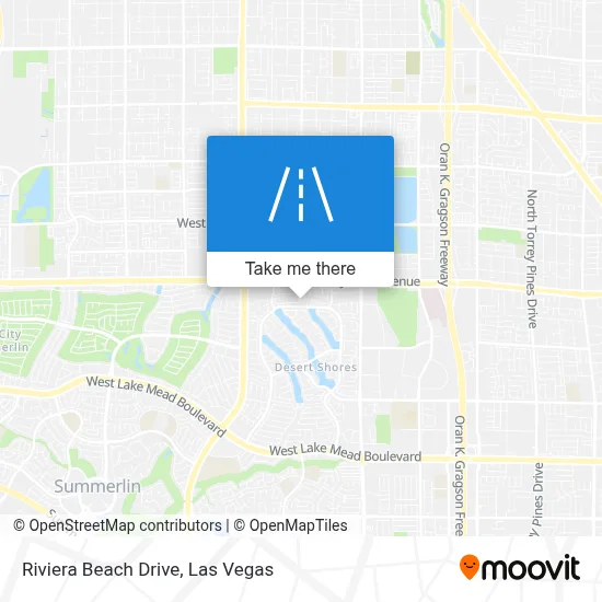 Riviera Beach Drive map