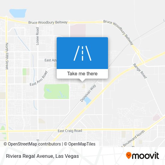 Riviera Regal Avenue map