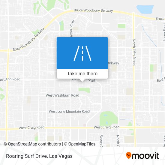 Mapa de Roaring Surf Drive