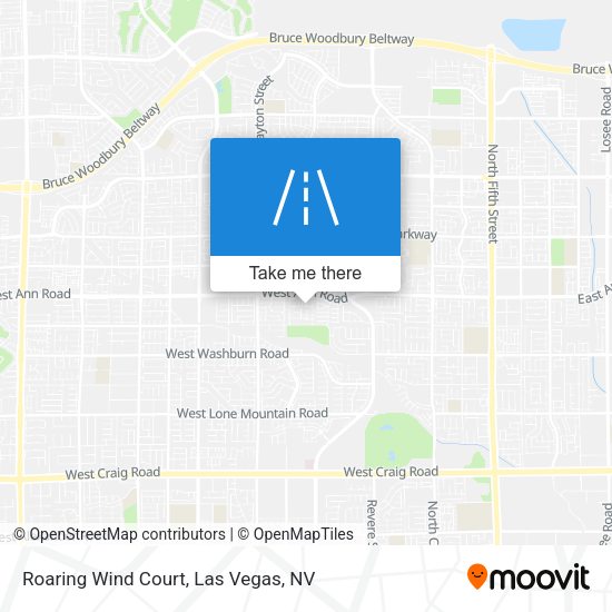 Roaring Wind Court map