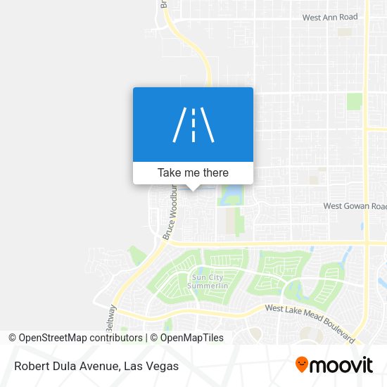 Robert Dula Avenue map