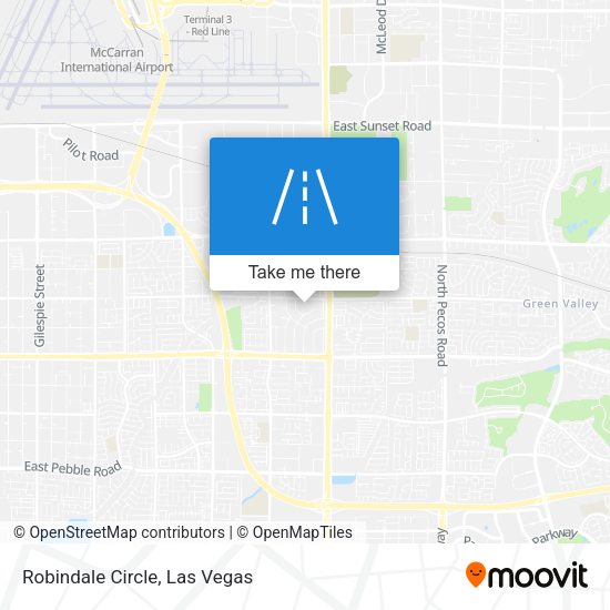 Mapa de Robindale Circle