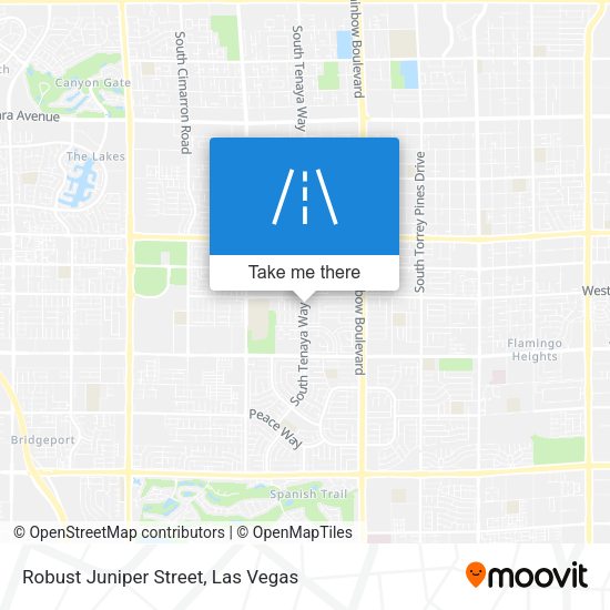 Robust Juniper Street map