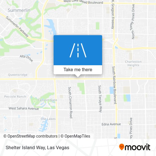Shelter Island Way map