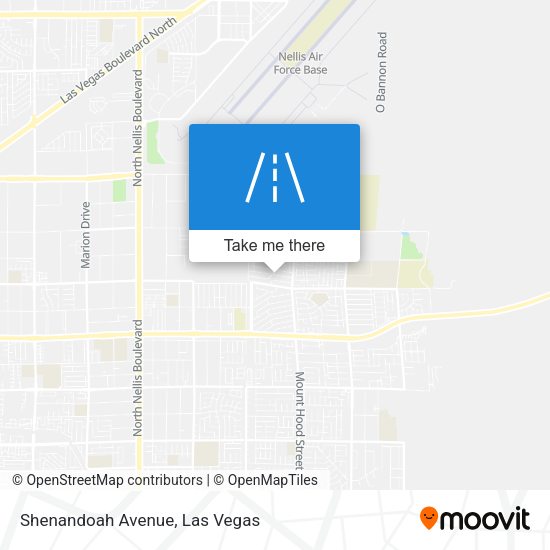 Shenandoah Avenue map