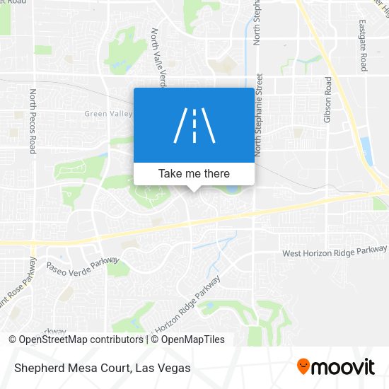 Mapa de Shepherd Mesa Court