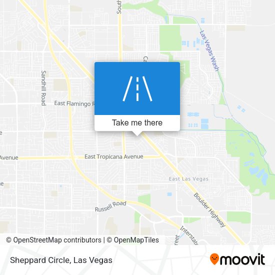 Mapa de Sheppard Circle