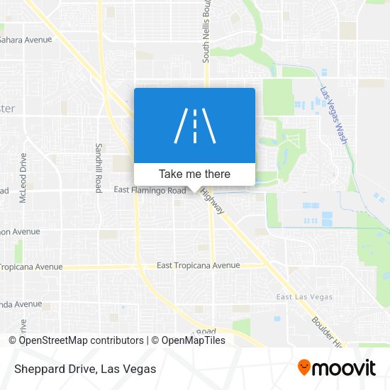 Mapa de Sheppard Drive