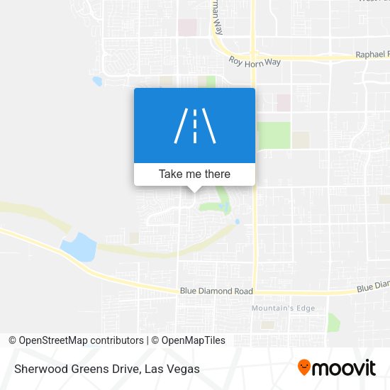 Sherwood Greens Drive map