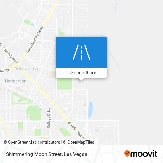 Shimmering Moon Street map