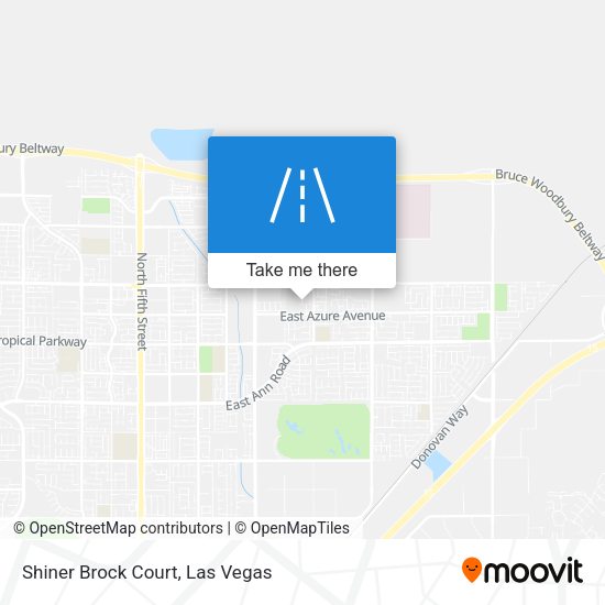 Mapa de Shiner Brock Court