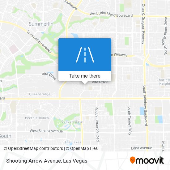 Shooting Arrow Avenue map