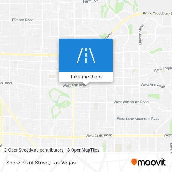Mapa de Shore Point Street