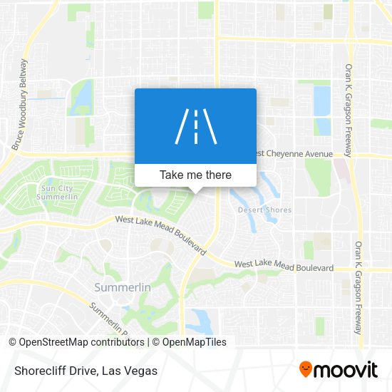 Shorecliff Drive map