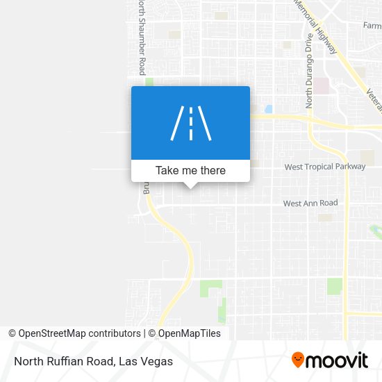 North Ruffian Road map