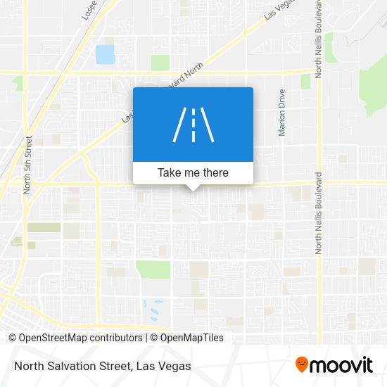 North Salvation Street map