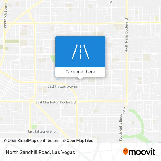 North Sandhill Road map