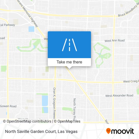 North Saville Garden Court map
