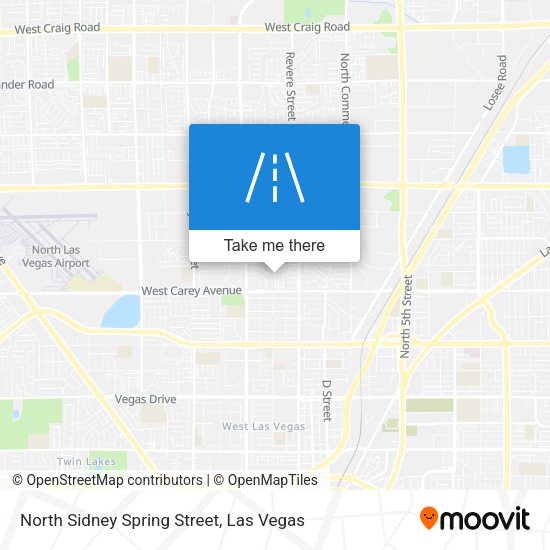 Mapa de North Sidney Spring Street