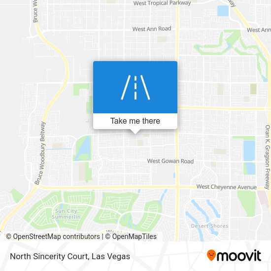 North Sincerity Court map