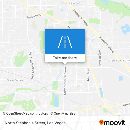 North Stephanie Street map