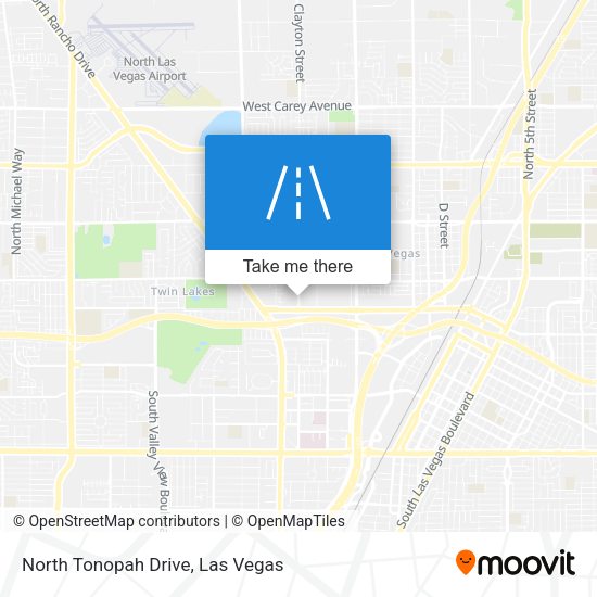 North Tonopah Drive map