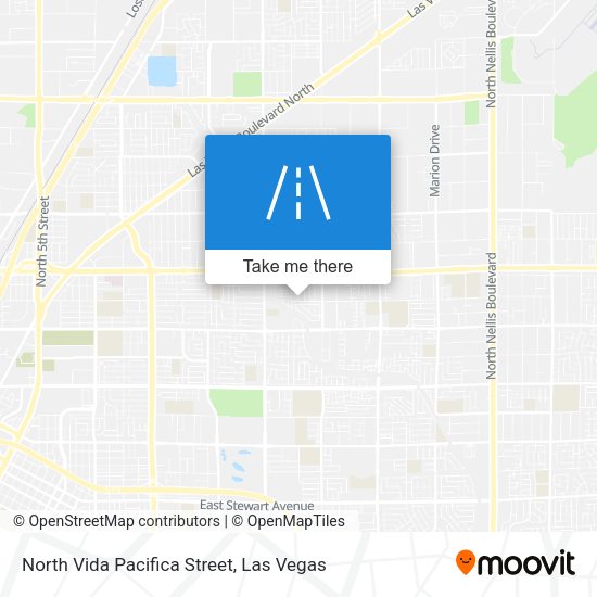 North Vida Pacifica Street map
