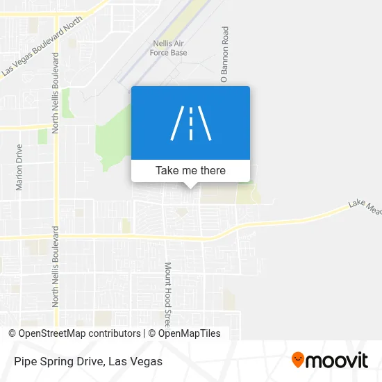 Pipe Spring Drive map
