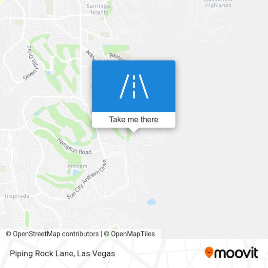 Piping Rock Lane map