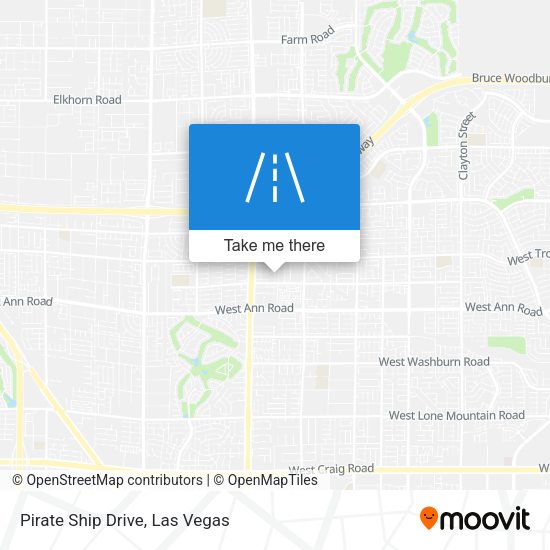 Pirate Ship Drive map