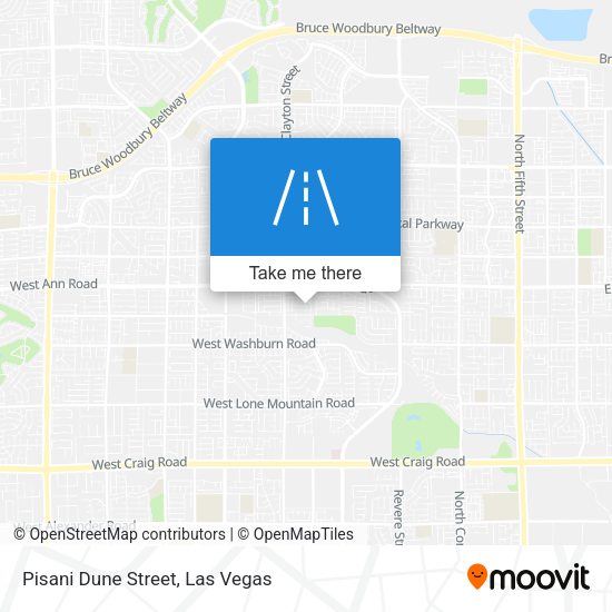 Mapa de Pisani Dune Street