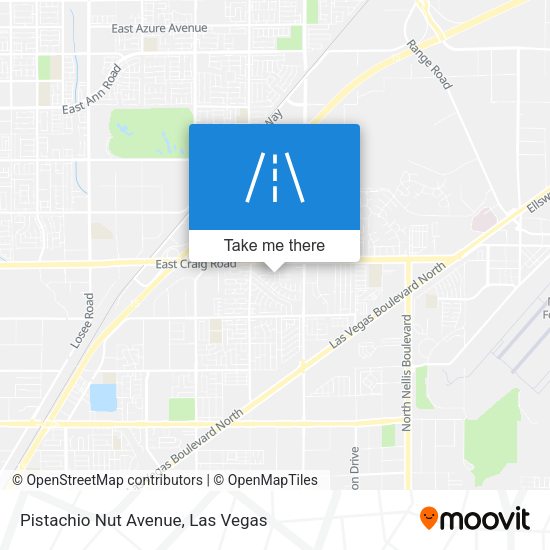 Pistachio Nut Avenue map