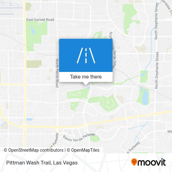 Mapa de Pittman Wash Trail