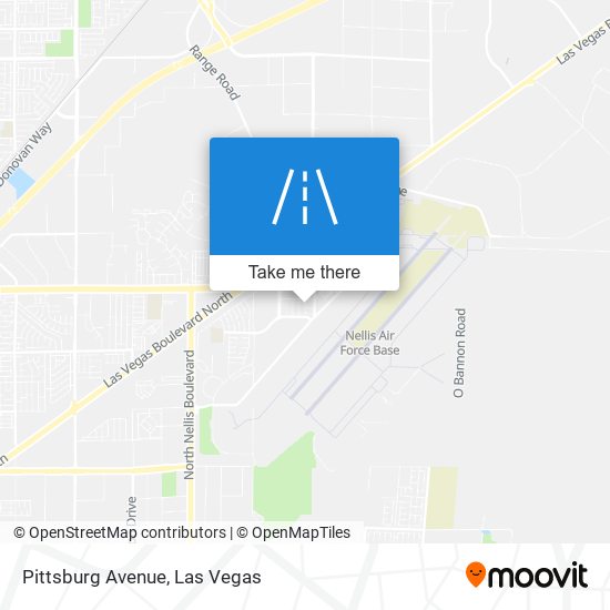 Pittsburg Avenue map