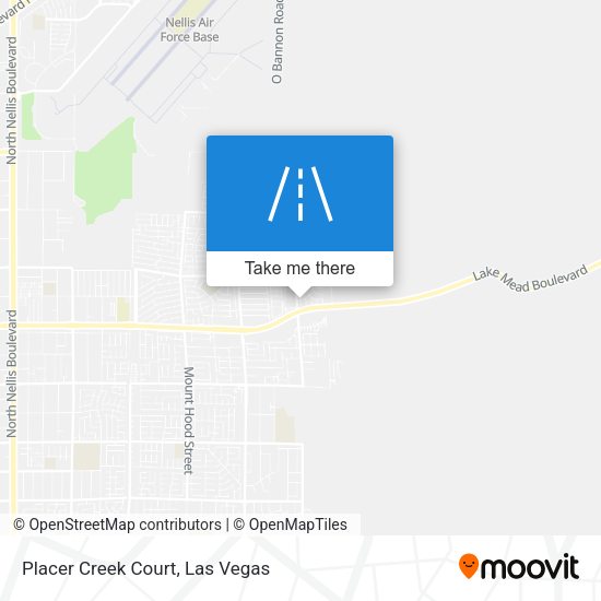 Placer Creek Court map
