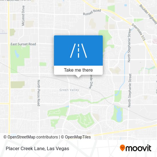 Mapa de Placer Creek Lane
