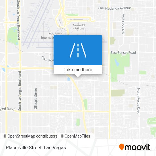 Placerville Street map