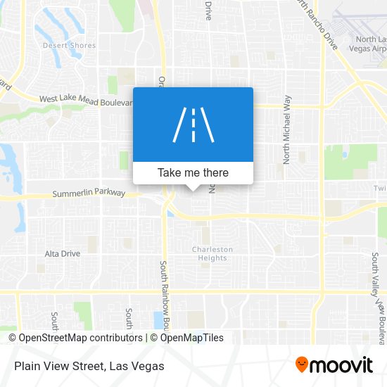 Plain View Street map