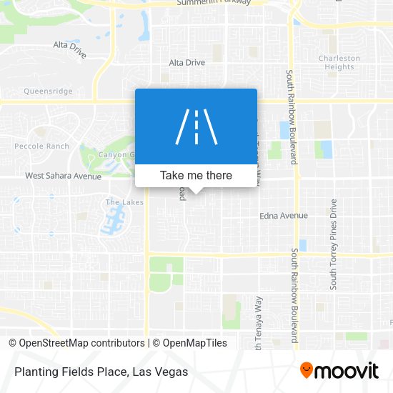 Planting Fields Place map
