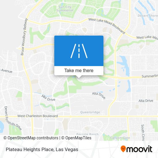Plateau Heights Place map