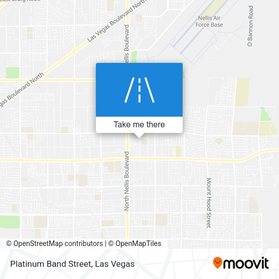 Platinum Band Street map